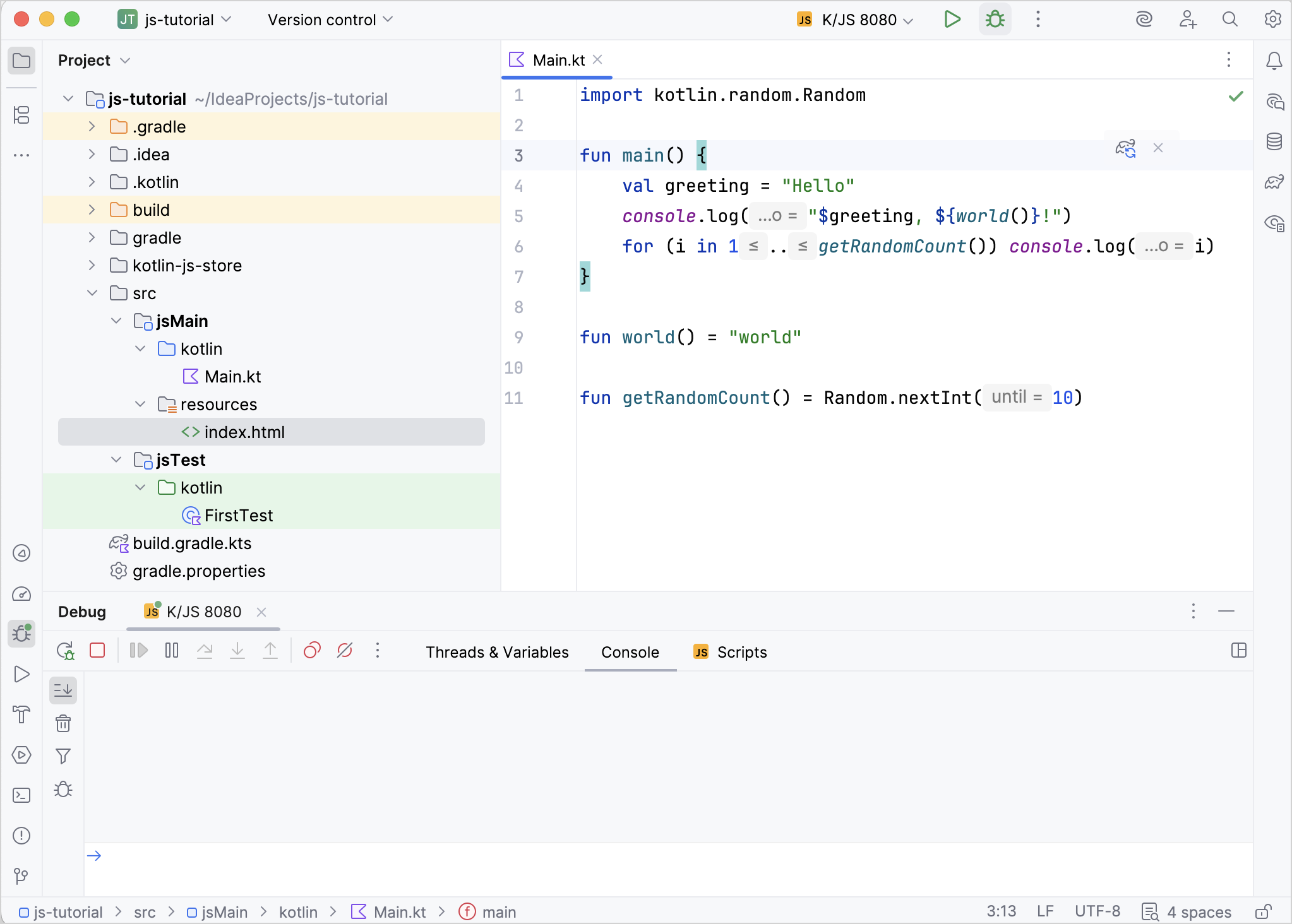 JavaScript 调试配置