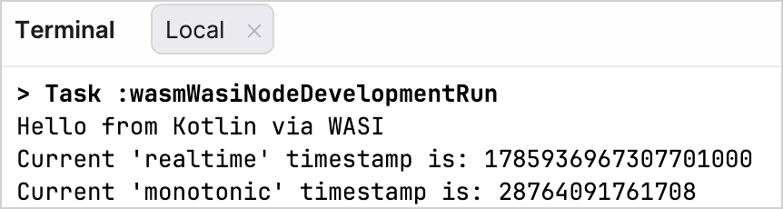 Kotlin/Wasm 与 WASI 应用