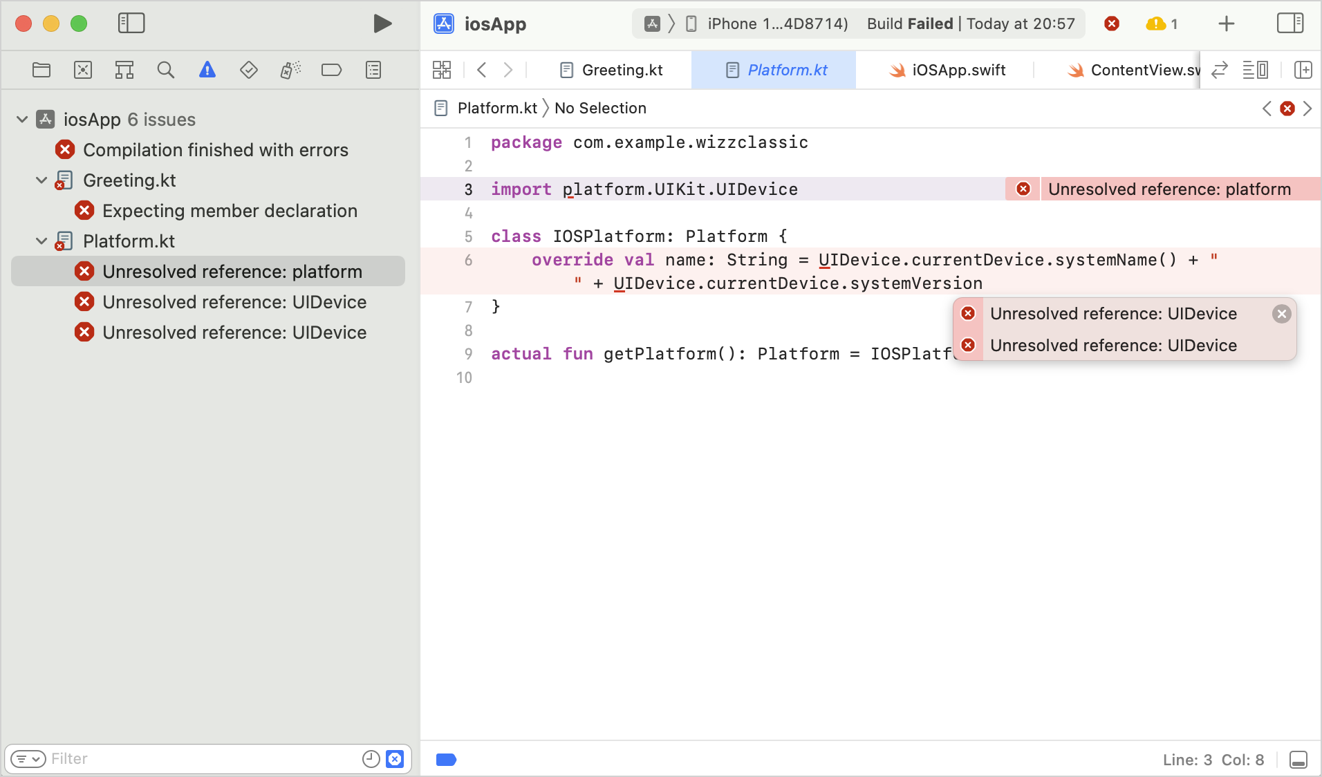 改进 Xcode 中 Gradle 错误的输出